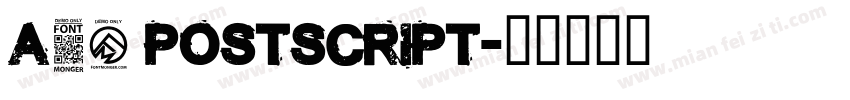 A12 PostScript字体转换